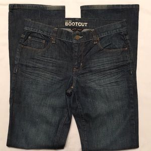 NY & Co Low Rise Boot Cut Denim Jeans Sz 4 Average